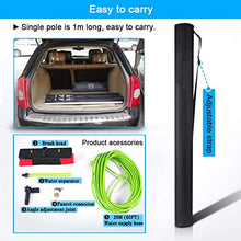 3WWWQMAA8 5-11m Window Cleaning Pole, Water Supply Brush Telescopic Cleaner, Greenhouse Roof Cleaning, Electric/Solar Panel/30cm Brush/50cm Brush (30cm Brush 8m/26.24in) (30cm Brush 10m/32.8in)