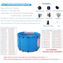 1m/3ft High Above Ground Swimming Pool, Summer Waves Pool/non Inflatable Pool for Ages 6 And Up & Adults, Outdoor Swim Spas Pools,Circular Koi Fish Pond, Backyard Water Storage Tank(2.6X1M/8.5X3.3FT/5