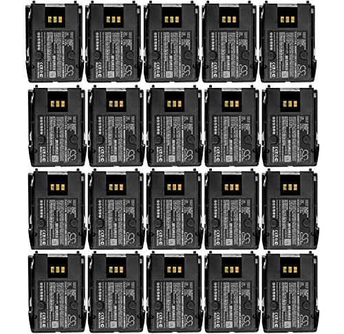 CS BATTERY (20PCS) Replacement Battery for Harris XL-PA3V Radio 4800mAh 7.4V