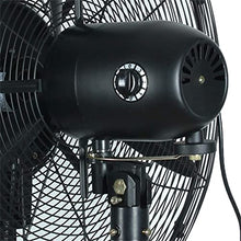 DFEDHF Industrial Misting Fan with Oscillating Cooling Mist Humidifier Adjustable 3 Speed Swivel Function Misting Cooling Fan for Home Office and Restaurant, Blue,copper-75cm
