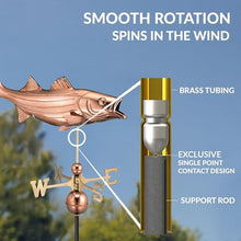 Good Directions 36" Bass Weathervane, Pure Copper
