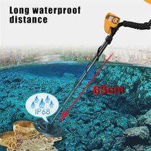FENOKD Metal Detector, Professional Metal Detector High Performance Underground Metal Detector Three Detect Mode Coins Jewelry All Metal
