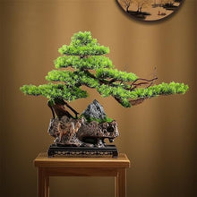 YXIANG56Q Fake Plants Artificial Bonsai Tree with Rectangular Base Living Room Office Desktop Decorative Fake Potted Plants Bonsai Tree