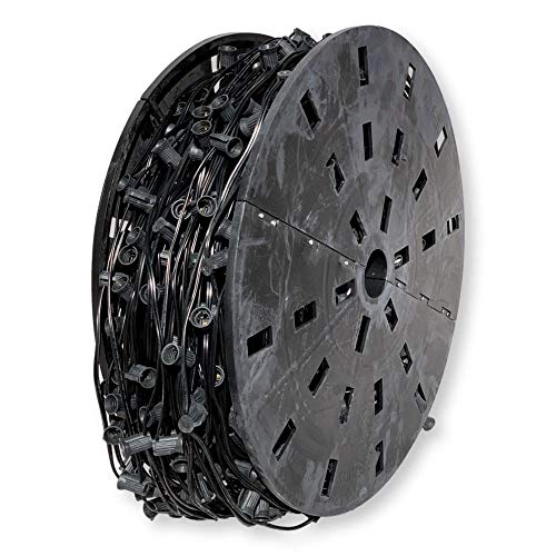 EZLS C7 Black Spool of sockets 12" Spacing SPT-1 1000 ft