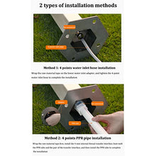 Freestanding Garden Water Column Outdoor Water Column,Stainless Steel Vertical Garden Water Column with 2 Faucets Free Standing Outdoor Courtyard Fountain Faucet and Wate, Side Inlet-Two taps