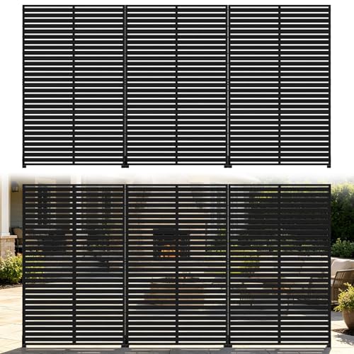 Diyfire Privacy Screen Outdoor 72" HDPE Fence Panel for Patio