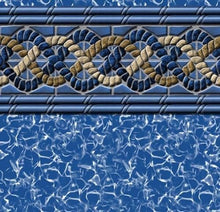 Smartline 33 Round Mystri Gold Unibead Liner | 54" Wall Height | 25 Gauge Vinyl | Above Ground Swimming Pools
