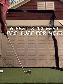 PREMIUM PRO Golf Mat 6' x 12' Pro Residential Practice Turf Mat with 5mm Foam Pad Green