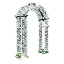 MELPHI Garden Arch Arbor Trellis for Climbing Plants Outdoor, Yard, Garden, Climbing Plants with Decorative,Outdoor Wedding Arch