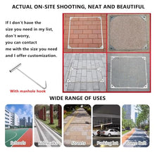 WXPWAMZ Stainless Steel Inspect Cover2.6 Ton Load CapaciManhole Cover for Roads Plazas and Patios (30 x 70 cm)