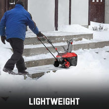 PowerSmart 40V Cordless Snow Blower, 21'' Cleaning Width/6'' Cleaning Depth Snow Blower with LED Light & 30 FT Throwing Distance, Battery and Charger Included,Perfect for Driveway,Garden, Deck,Garage