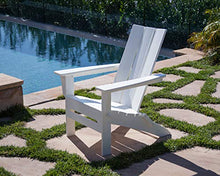 POLYWOOD® Modern Folding Adirondack in Mahogany