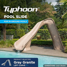 S.R.Smith Typhoon Pool Slide, Gray – Premium Water Slide