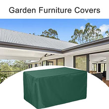 Rattan Cube Set Cover Waterproof 123x55x36in, Cube Garden Furniture Covers 420d Outdoor Table Cover, Covers For Garden Furniture Sets, Fit Rattan Garden Furniture Cube Set, Durable And Convenient
