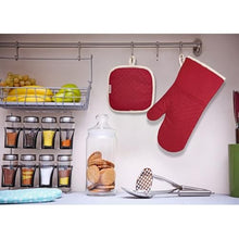 UOHLCX HBJWOV Set Of Oven Mitt And Heat Resistant Pot Holder Pad Protective Gloves The Goods For Kitchen
