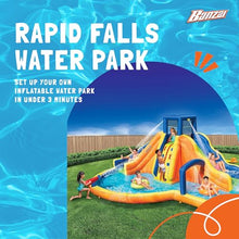 BANZAI Rapid Falls Inflatable Water Slide Park Multicolor