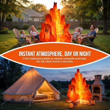 3M Inflatable Fire Decor for Patio Garden Indoor Holiday Party Decor