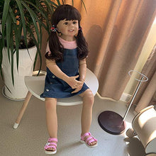 Saskai Reborn Huge 39" Lifelike Toddler Girl Doll Multicolor