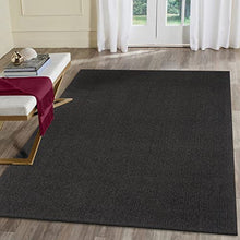 Liora Manne Calais Indoor/Outdoor Area Rug - Durable Power Loomed Casual Texture Solid Charcoal (5' x 7'6")