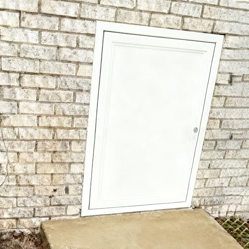 Innovz Exterior Crawl Space Access Door with Lock, Wall Celling Floor Soundproof Access Panel Hinged, Aluminum Frame Plumbing Cables Hole Cover Plate(26x36in(66x91cm))