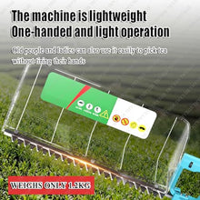 Hedge Trimmer, Handheld Cordless Tea Harvesting Hedge Machine 11.8in Cutting Length, with Gloves/Large Baffle, for Gardening Modeling, Greening Pruning, Collecting Tea Leaves