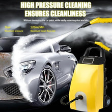 FENOKD Multi-Purpose High Temp Steam Washer, 4-5Bar High Pressure Steam Cleaner with 8 Accessories, 120Ml/Min, 3.5L Tank, Smart Timer, for Home, Car, Ac Cleaning,Yellow