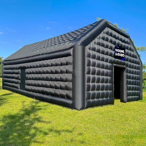 WARSUN Inflatable Nightclub Party Tent 30x20x13Ft Black