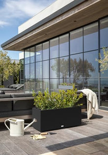 Veradek Block Series Long Box Planter - Rectangular Outdoor Planter