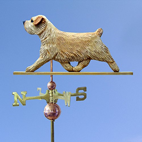 Norfolk Terrier Hand Carved & Painted Weathervane Wheaten 22 Inch