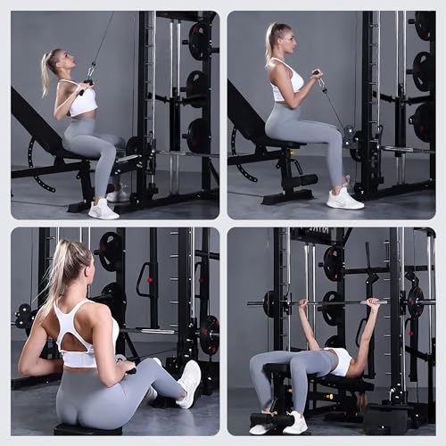 RitKeep Fitness PMAX-4750 Dual Plate Loaded Smith Machine Black
