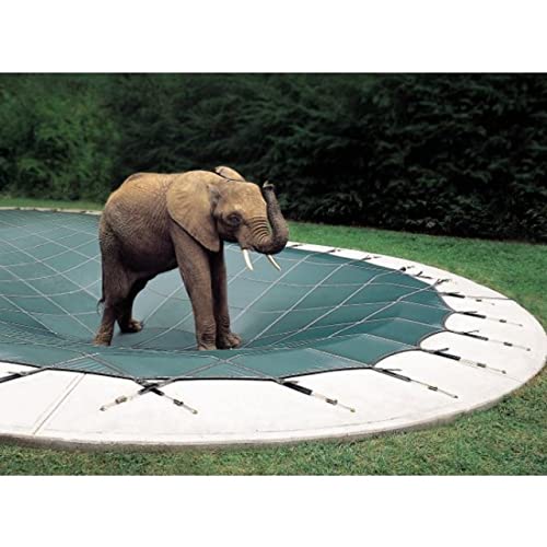 Loop - Loc Rectangle Mesh In-Ground Pool Safety Cover Green