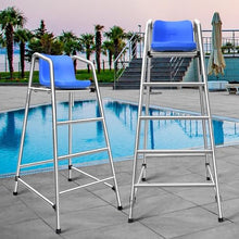 Swimming Pool Deck Lifeguard Chairs, Beach/Water Park/Lake Outdoor Life Guard Chairs - 47" 59" 71" Tall, Commercial Elevated Rescue Ladder for Adults/Kids, Stainless Steel ( Size : 120cm(47.2in) Tall