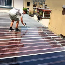 Polycarbonate Sheets All-Weather Outdoor Greenhouse Covering, Plastic Roofing Sheets Rainproof Insulation Protection(1x119m)