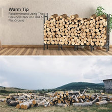 GenSDH Firewood Log Rack Adjustable Heavy-Duty Metal Firewood Rack 4Ft, 5.3Ft, .9Ft for Indoor/Outdoor Storage,5.3ft Firewood Rack