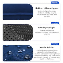 MFPMTUXO (Cushions Only) 16 Pcs Patio Conversation Sets Cushions for 7 Piece Wicker Rattan Sofa Seating Group, Outdoor Conversations Furniture Set Cushion Waterproof(Navy Blue)