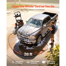 Heavy-Duty Gas Power Washer with 5 Nozzles and Foam Bottle for Car Fence and Driveway Washing, Pressure Washing Machine with Full Copper Pump and Heat-Fighting Seal for Long-Lasting Use