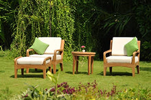 WholesaleTeak Noida 4 Pc Lounge Chair Set with Cushions in Canvas White