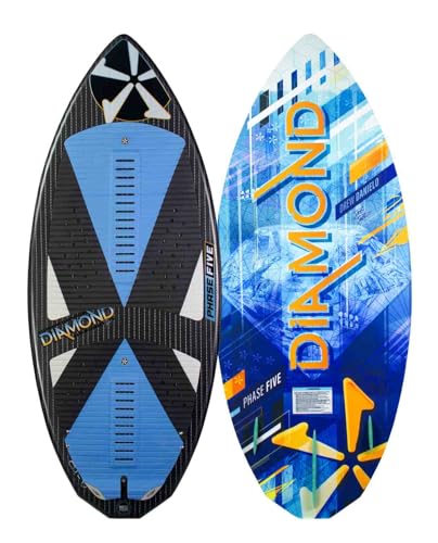 PHASE FIVE Wakesurf Board Diamond Turbo 57" Black / Blue