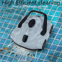 Cordless Robotic Pool Cleaner with Long Runtime, Fast Charging, Powerful Suction for Above Ground Pools