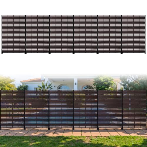 Trygoal 72" Privacy Screen Outdoor Privacy Fence Panel for Patio