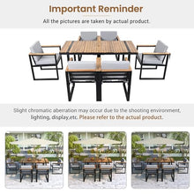Outdoor Patio Sofa Set 4-Piece with Cushions, Woven Rope Design Seating, Acacia Wood & Steel Frame, Water-Resistant Fabric, 3-Seat Couch, Chairs & Dual-Layer Coffee Table for Garden Balcony, Grey