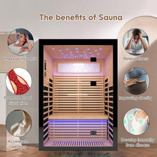 Heawarm 2-Person Far Infrared Sauna, Canadian Hemlock