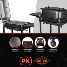 PK Grills Portable Charcoal Grill and Smoker PK300-BCX Graphite