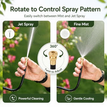 WLCGYD Bendable Misters for Outside Patio, Portable Standing Misting System