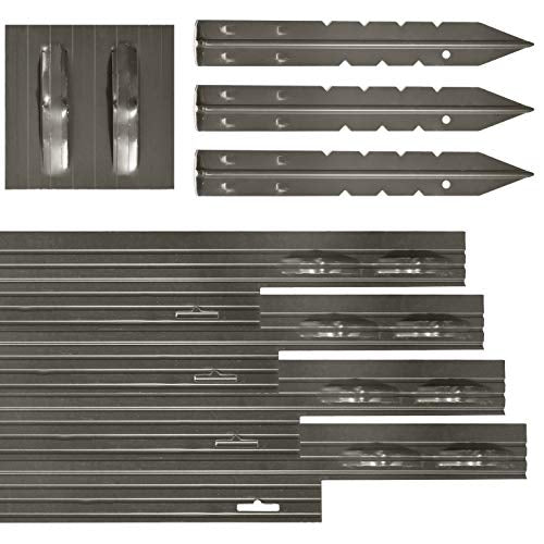 Dreamscape PRO Aluminum Landscape 40' Edging Kit, 5 Strips