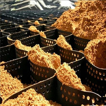 19.7ft×33ft Geo Cell Gravel Grid, Heavy-Duty HDPE Soil Stabilization Grid, Permeable Ground Grid for Slope Protection, Retaining Wall, Patio, Lawn and Outdoor Landscape Use(7ft)