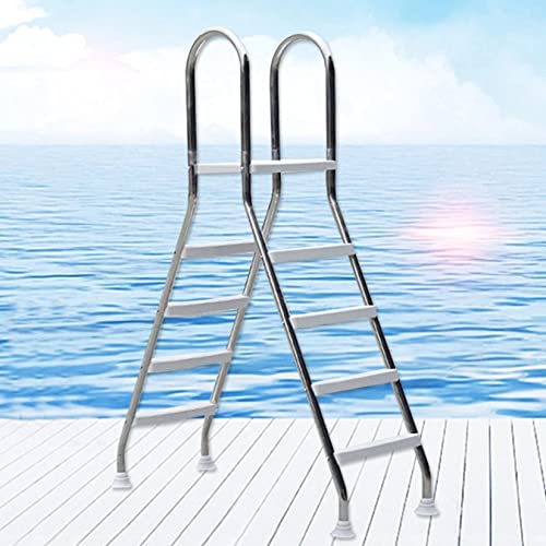 52 Inch Tall Ladder, Pool Ladder, 4 Step Ladder, Home Ladder, Above Ground Swimming Pool Ladder, 304 Stainless Steel Ladders, Max Load Capacity 500 Lbs