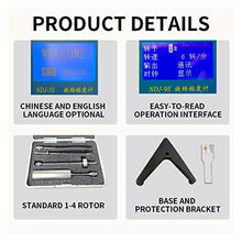 VBSNKLOI Water Test Meter, Digital Display Viscometer NDJ-8S Paint Water Tester Measuring Range