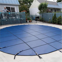 KGBNYSS Round Swimming Pool Safety Cover Dia 10 9 8 7 6 5 4 3 2 M, Elastic Pool Protection Mesh for Kids/Pets/Adults Safety(10m/33ft)