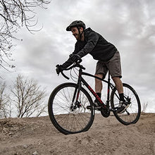 Tommaso Sentiero Sport Performance Aluminum Gravel Bike Matte Black/Red